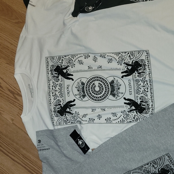 New Authentic Crooks and Castles Tee Trio (you get all 3 )sizes L and XL - Picture 7 of 12